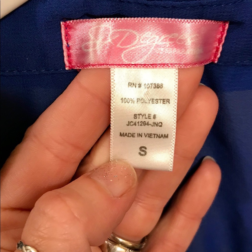 Six Degrees sheer blouse
